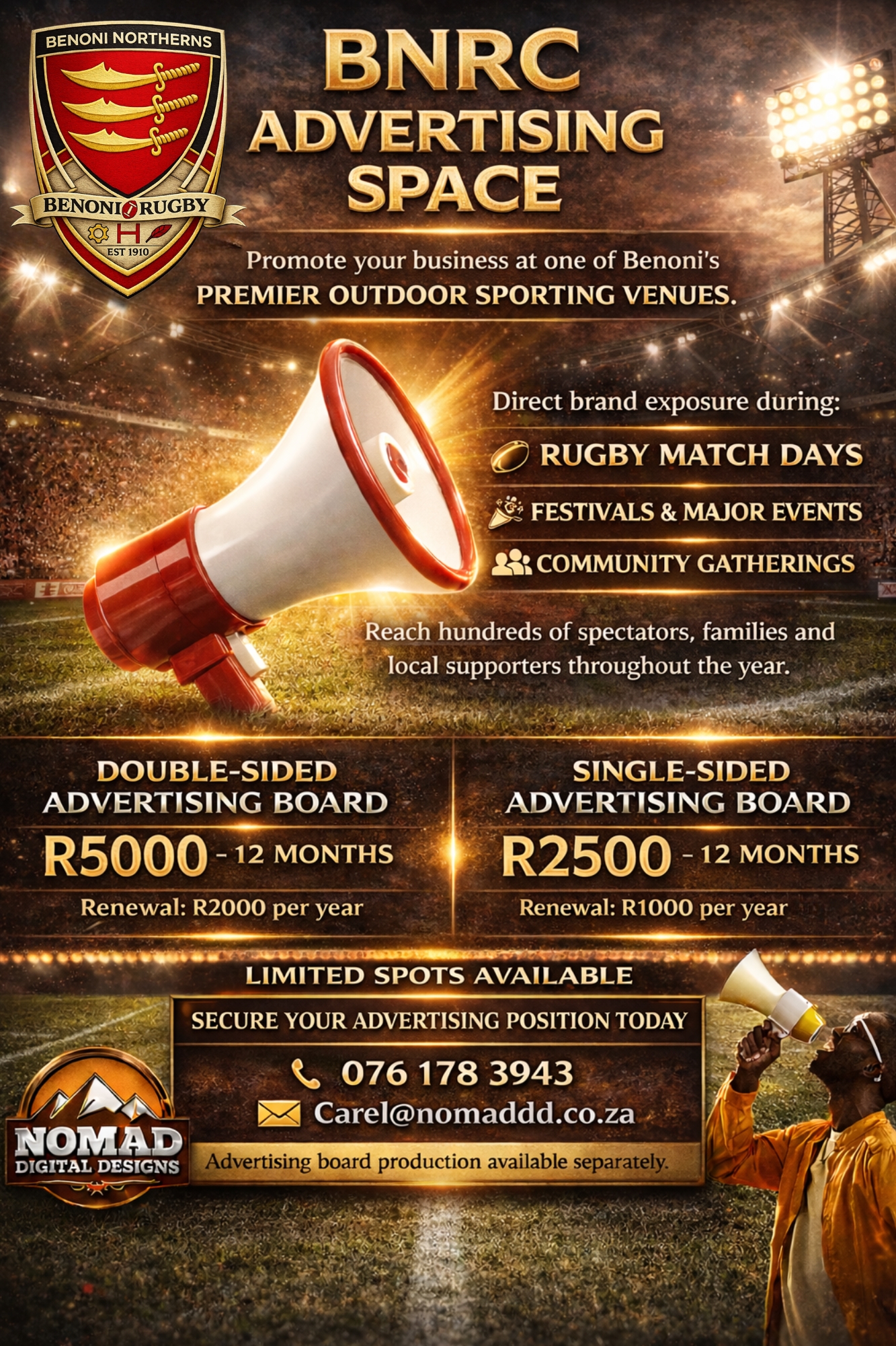 Advertise at BNRC poster